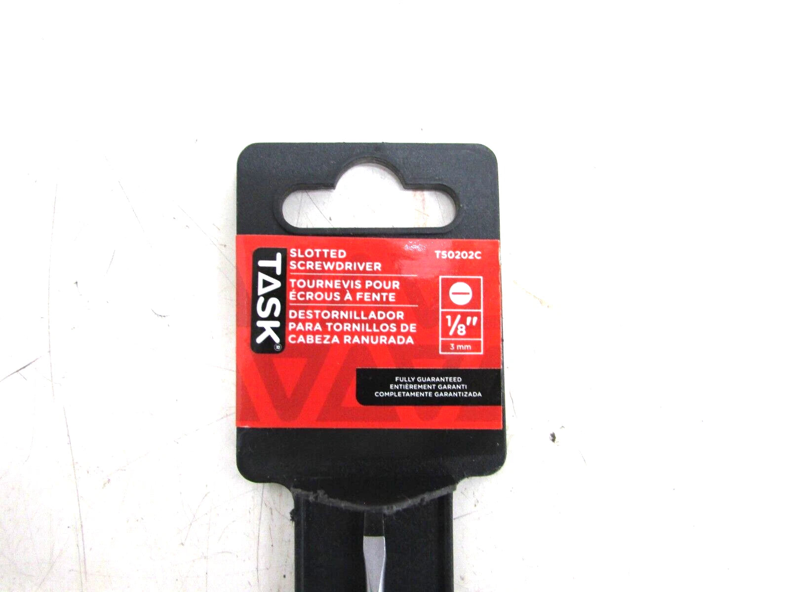 NEW! TASK TOOLS 3-pc. SLOTTED SCREWDRIVER SET