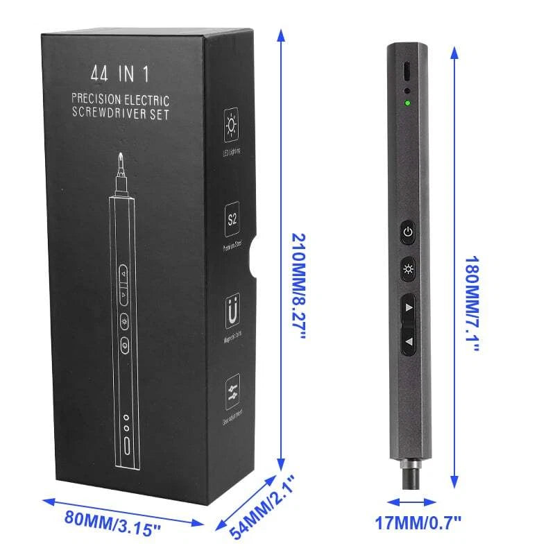 44 IN 1 Cordless Mini Power Precision Screwdriver Electric Screwdriver Kit Set