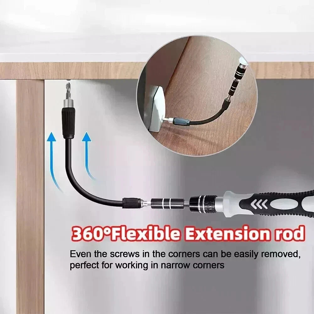 115 in 1 Magnetic Precision Screwdriver Set PC Phone Electronics Repair Tool Kit