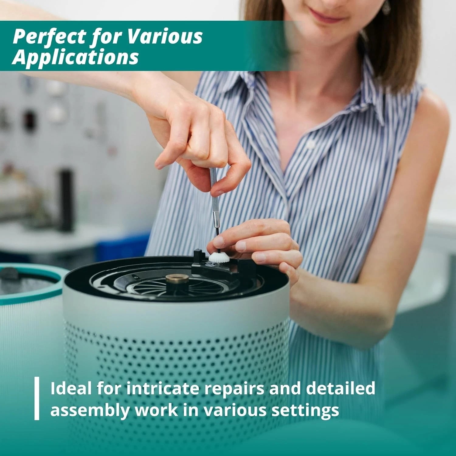 Screwdriver Set, Tempered Blue Steel, Includes Sizes .025", .030", .038", .045"