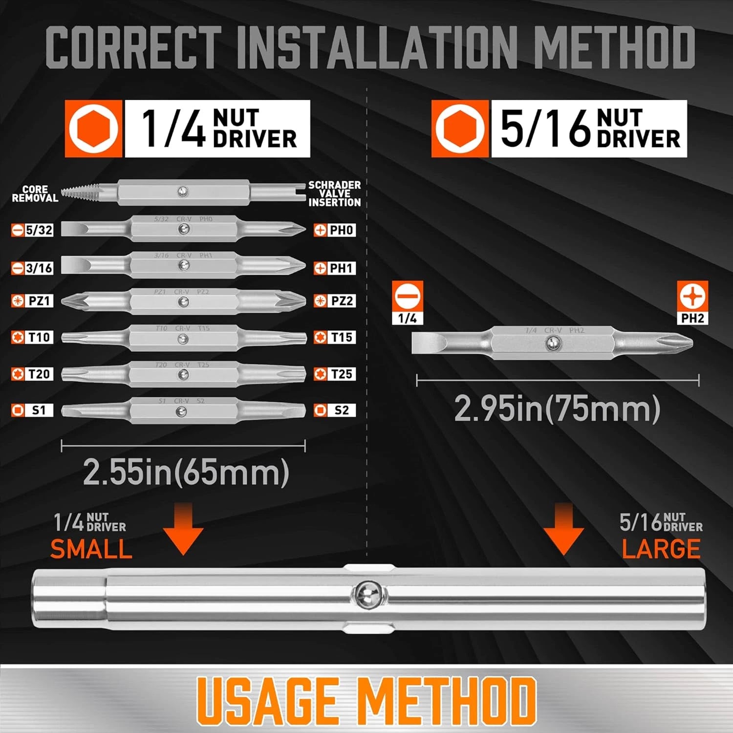 18-In-1 Multi-Bit Screwdriver Set Tool All in One, Portable Multi-Purpose Screwd