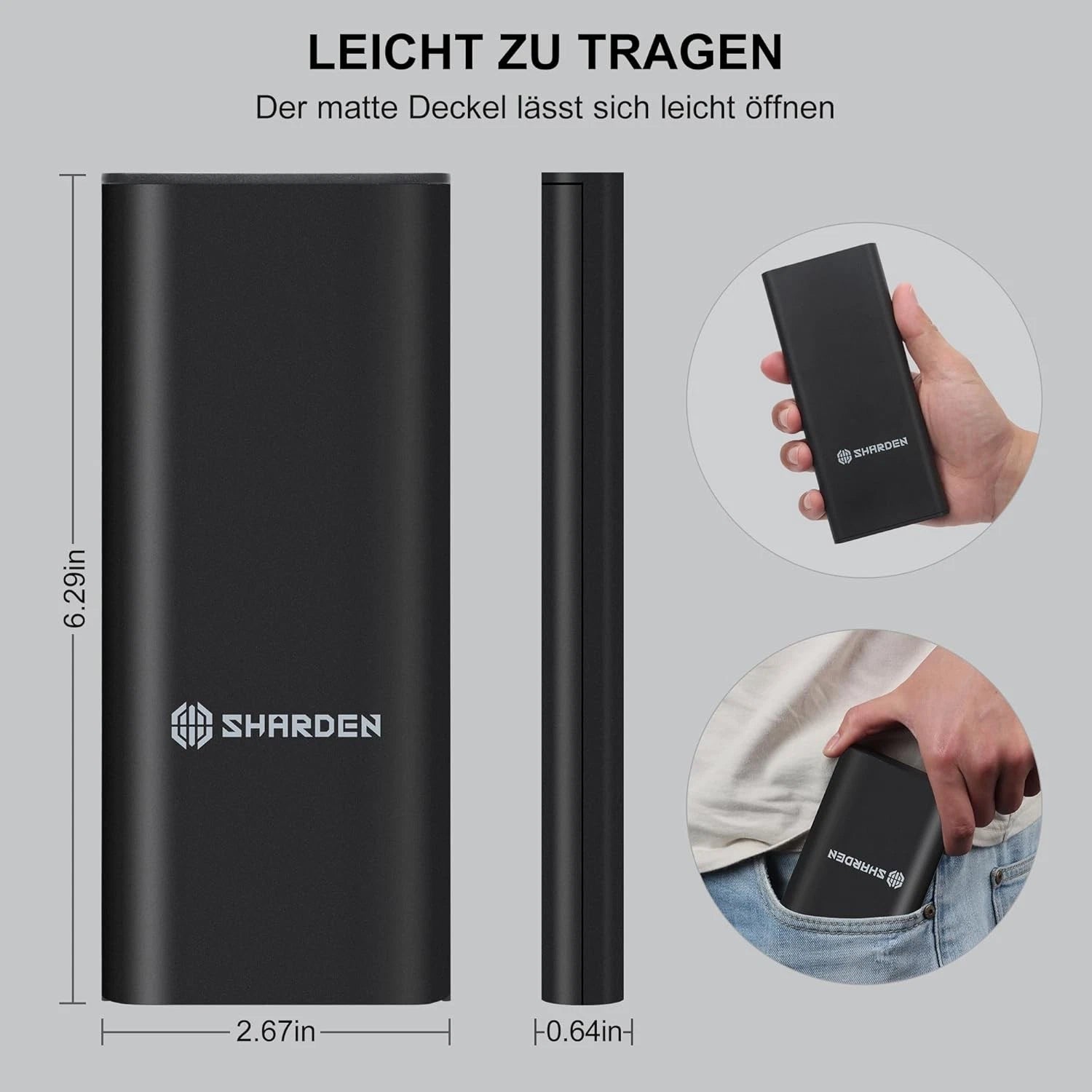 Precision Screwdriver Set 49 in 1 SHARDEN Small Black