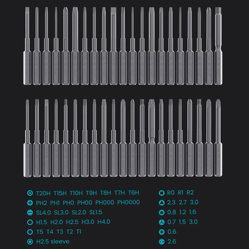 Precision Screwdriver Set 56 Pieces including 42 Bits