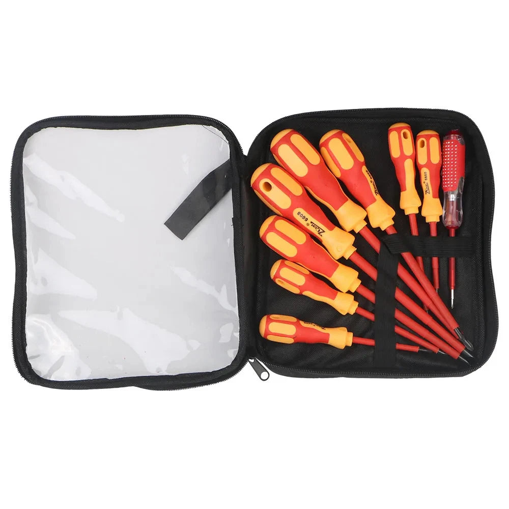 Screwdriver Set Insulated Phillips Slotted Bits Electrician for Hand Tools