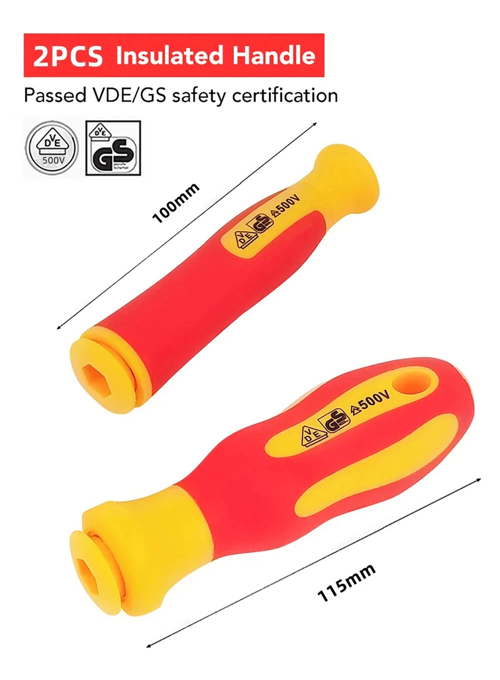 New Hexagonal Screwdriver Insulated Electrician Screwdriver High Set Cross Word