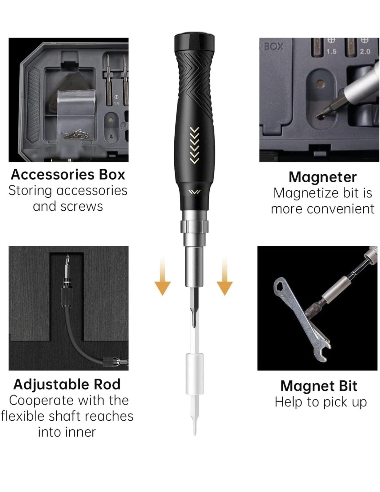 145 Screwdrivers Mobile Phone iPhone Laptop MacBook Screen RAM Repair Tool Kit