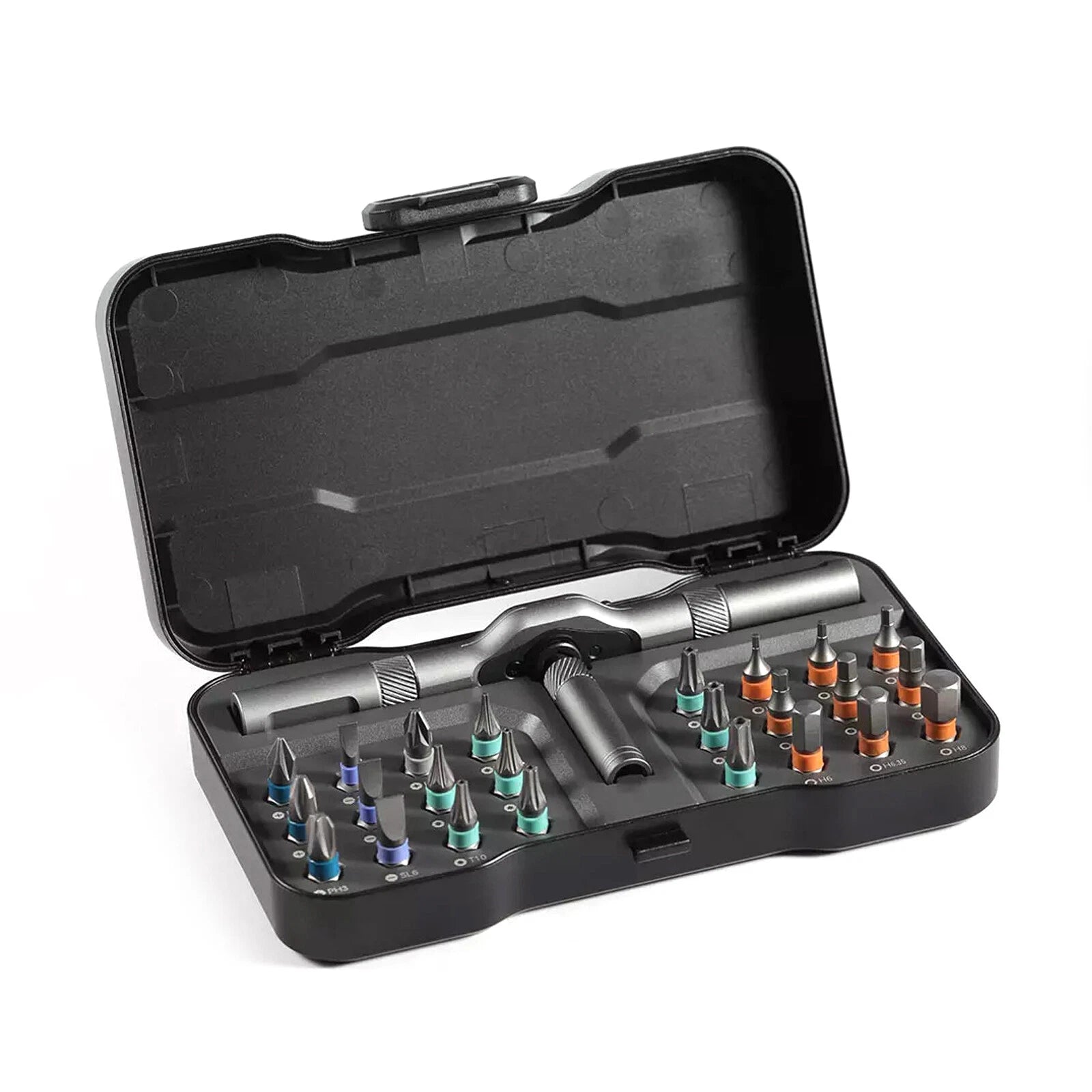 DUKA 24 in 1 Multi-Purpose Ratchet  Screwdriver Bits Set DIY Toolbox C1W6Cn