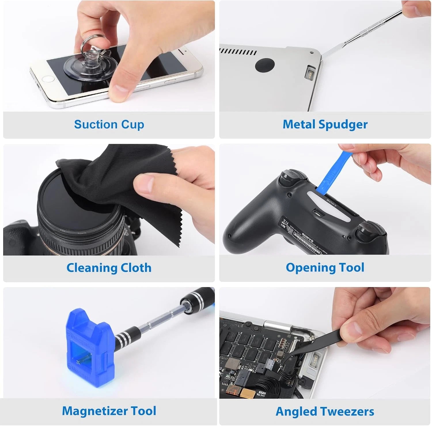 Precision Screwdriver Set 142-Piece with 120 Bits Magnetic Repair Tool Kit