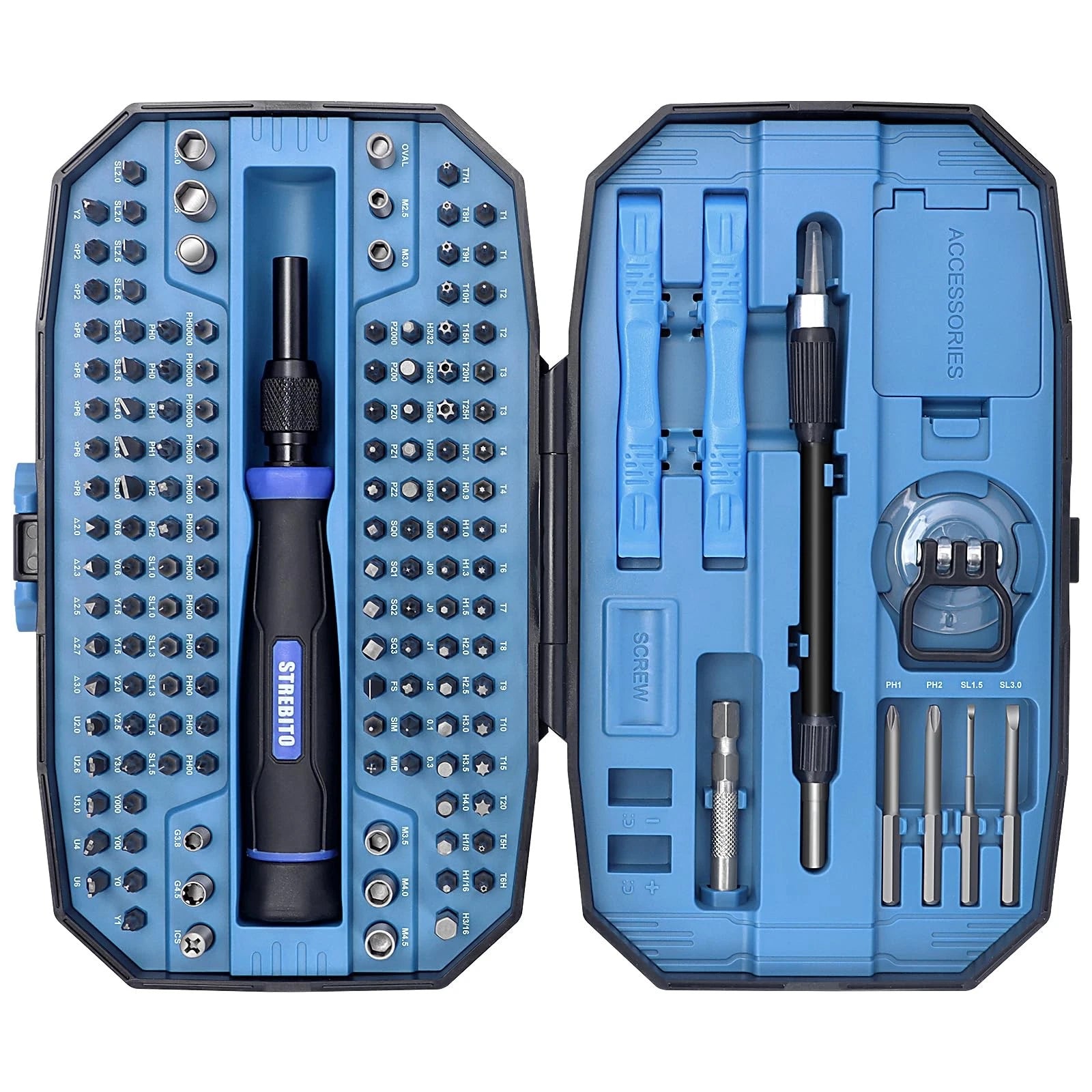 Precision Screwdriver Set 153 in 1 Small Magnetic Screwdriver Set with Case, ...