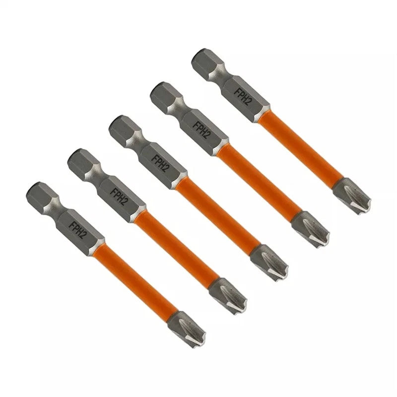 10pcs Magnetic Special Slotted Cross Screwdriver Bit For Electrician FPH2 - USA