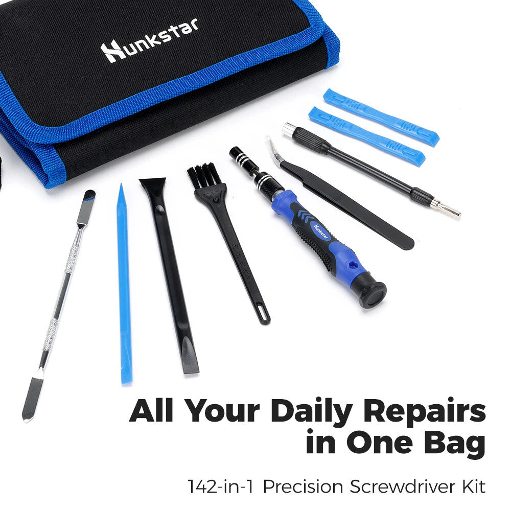142PC Hunkstar Precision Screwdriver Tool Set for Repair PC/iPhone/Tablet/Xbox