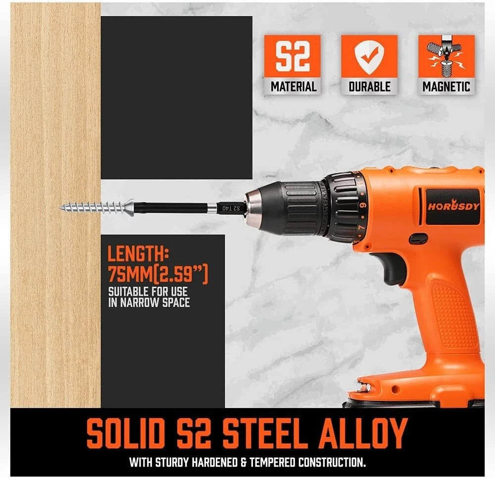 13PC Torx Bit Set Quick Change Connect Impact Driver Drill Security Tamper Proof