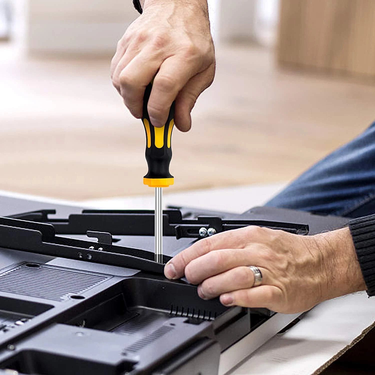 Magnetic Screwdrivers Set With Case 43piece Includs Slotted Phillips Hex Pozidri