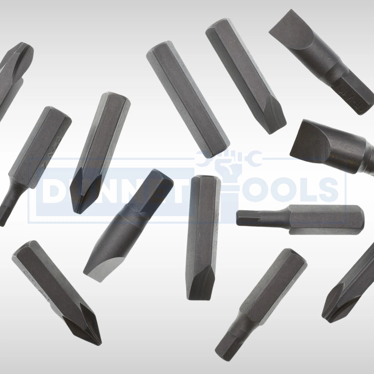 13pc Impact Screwdriver Bit Set CR-V Steel 3/8” Hex Shank Heavy Duty  Phillips