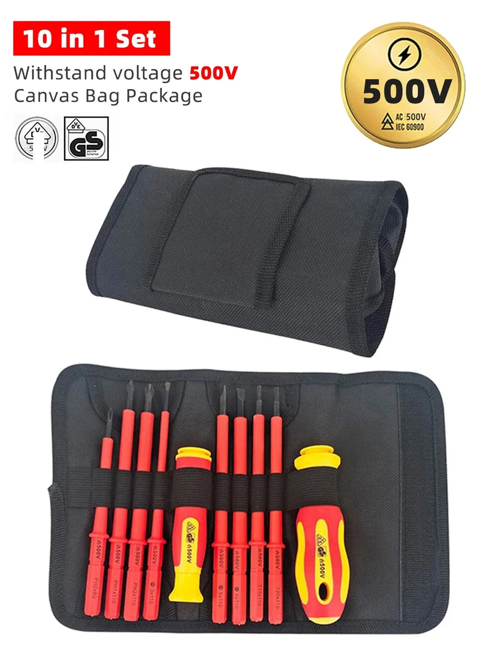 New Hexagonal Screwdriver Insulated Electrician Screwdriver High Set Cross Word