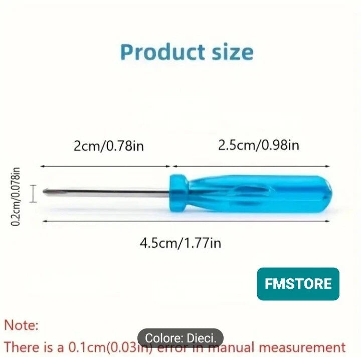 MINI PRECISION SCREWDRIVER SET 10 pcs SET SMARTPHONE TABLET REPAIR KIT -