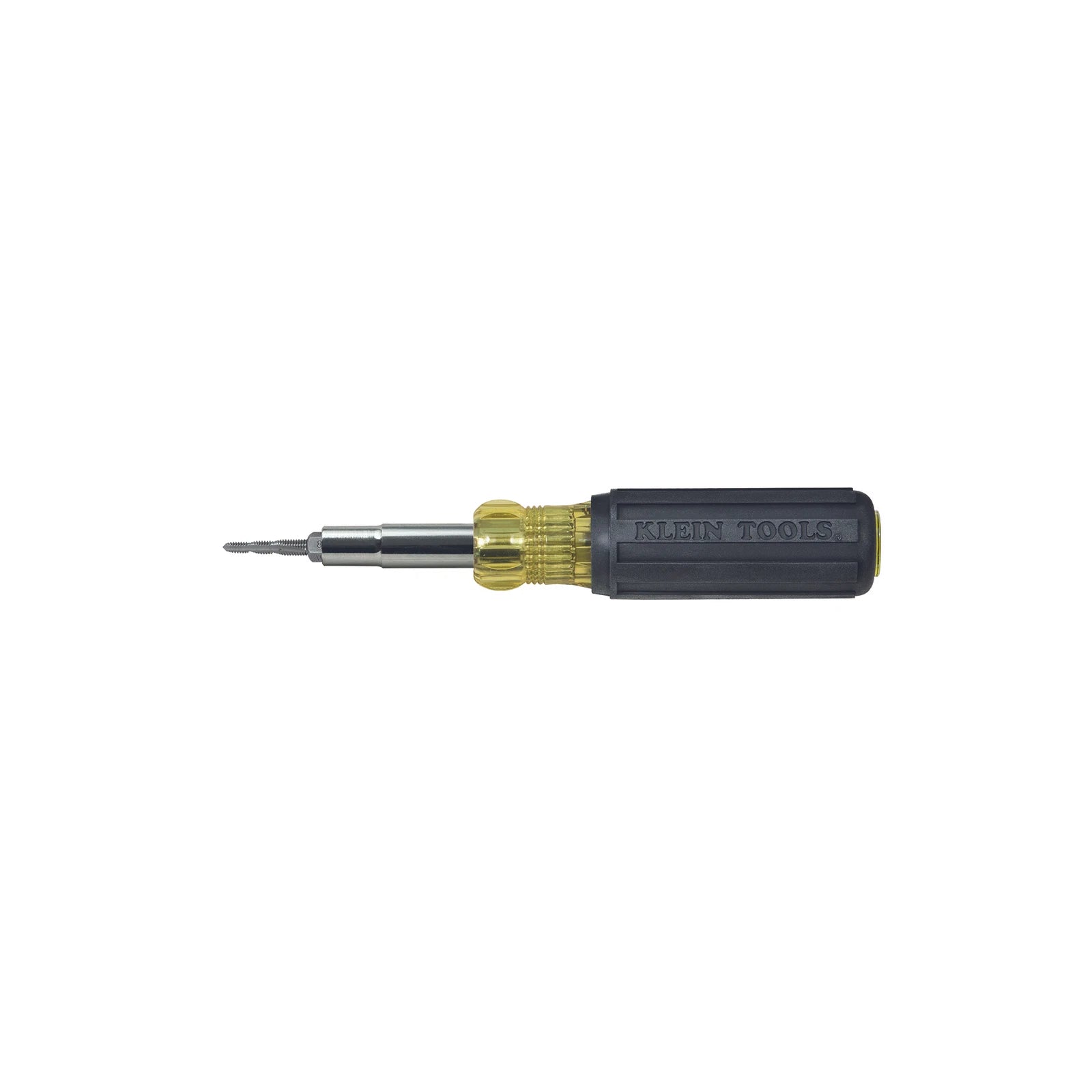 Klein Tools 32517 Multi-Bit Screwdriver / Tap Tool with 6 Common Tap Sizes