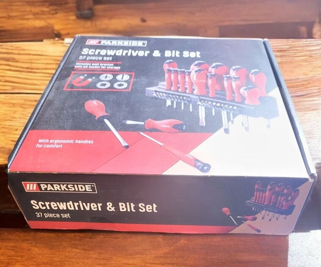 Parkside Screwdriver & Bit Set (37 Pieces)