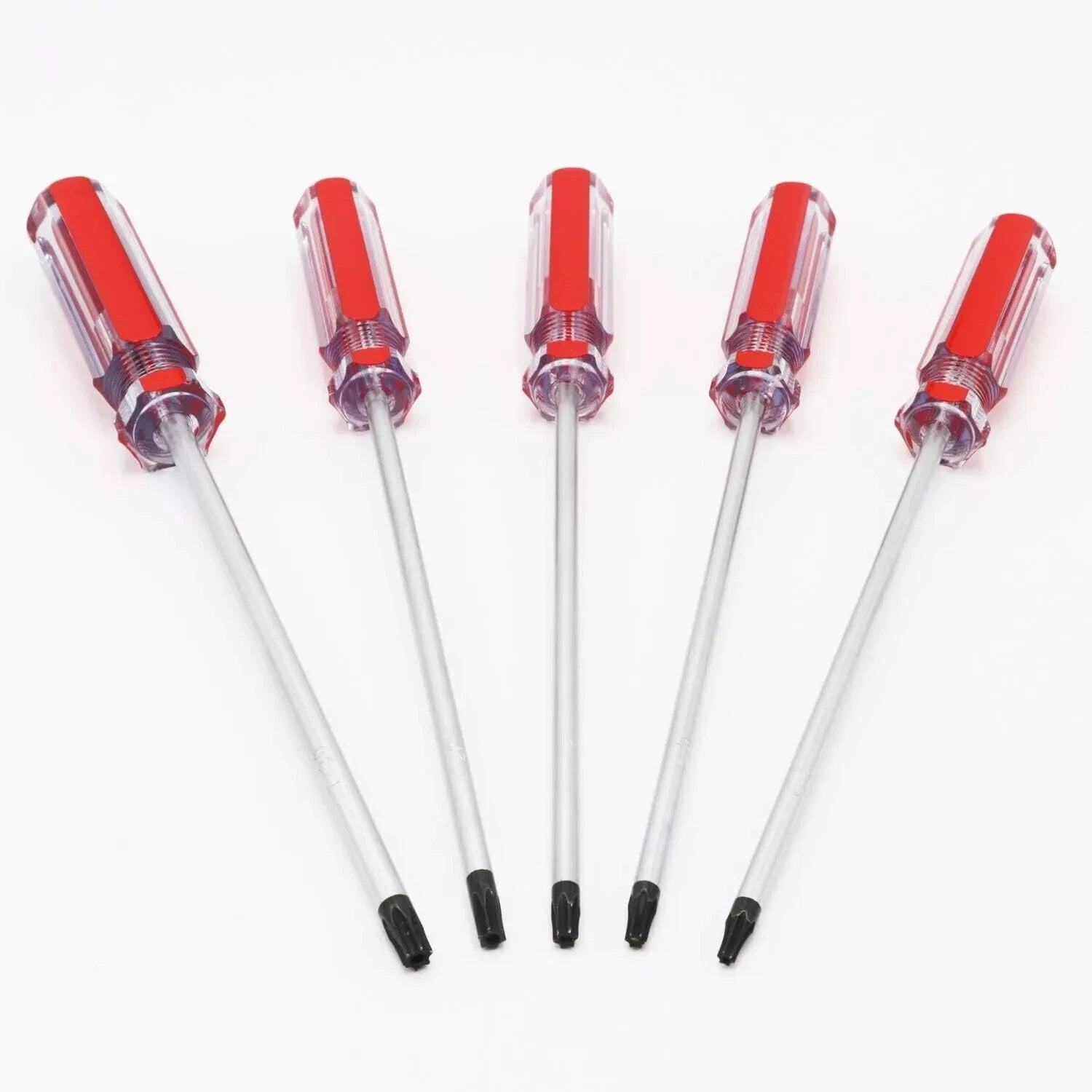 5Pcs T15 T20 T25 T27 T30 Torx Screwdriver Set, Magnetic