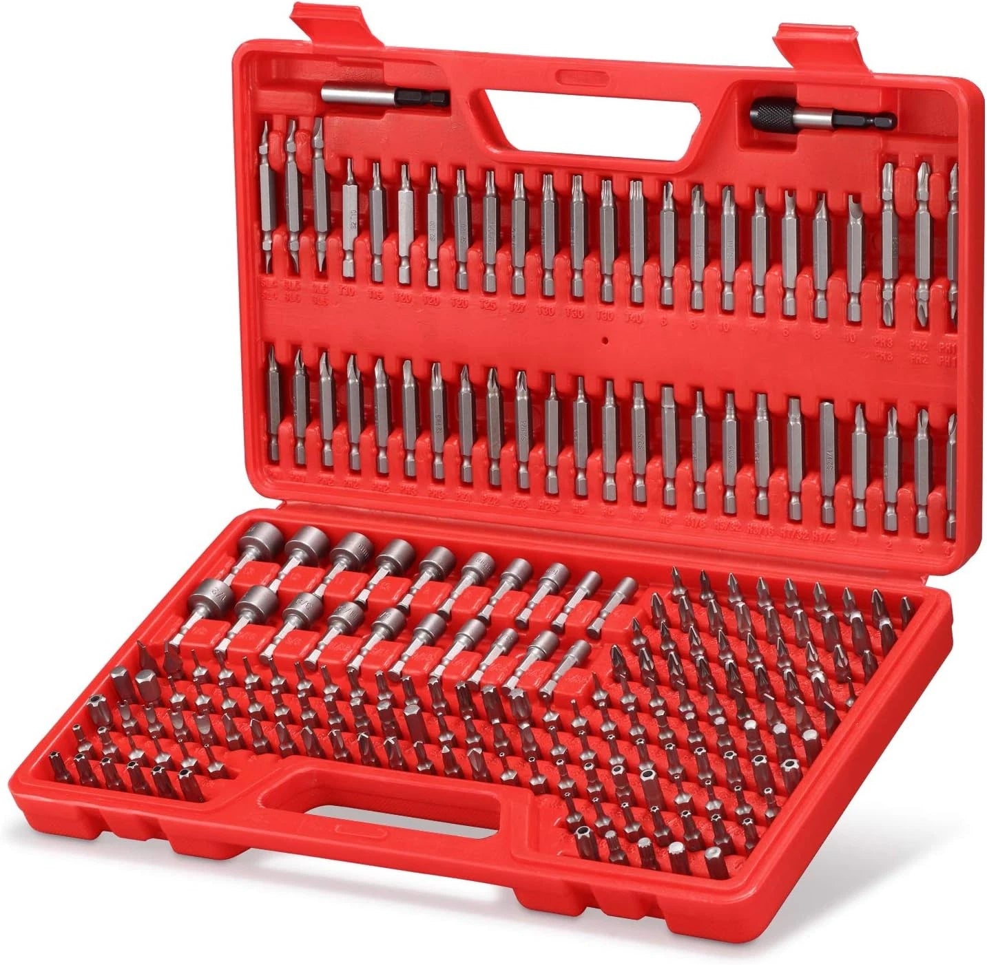 214-Piece Screwdriver Bit Set S2 Steel Drill bit set Power One Size