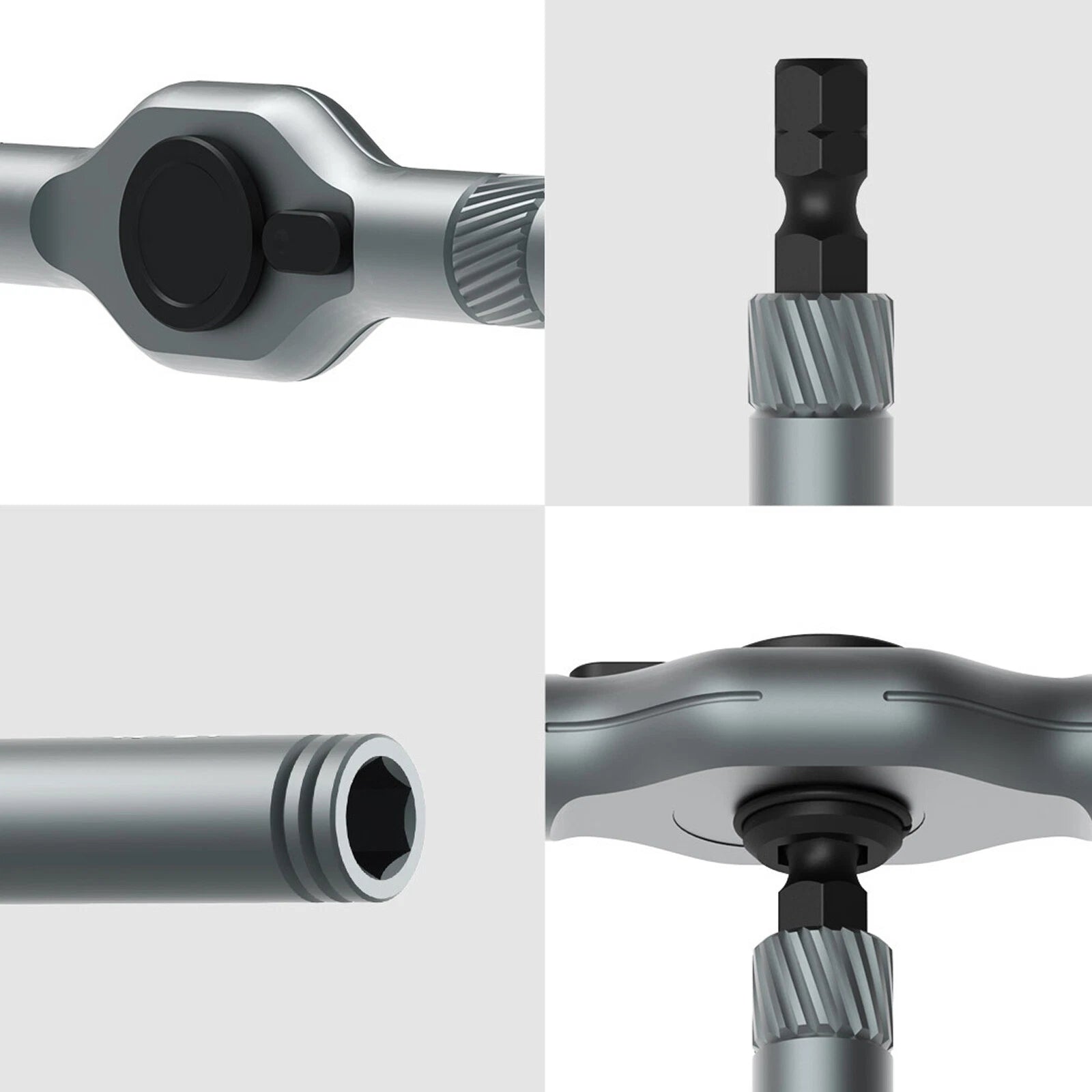 DUKA 24 in 1 Multi-Purpose Ratchet  Screwdriver Bits Set DIY Toolbox C1W6Cn