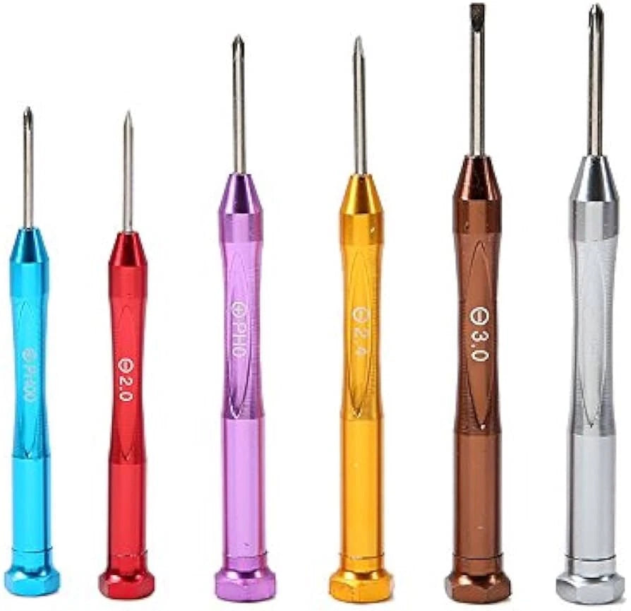 6pc Premium-Quality Micro Precision Screwdriver Set CRV Eyeglasses Watches…………