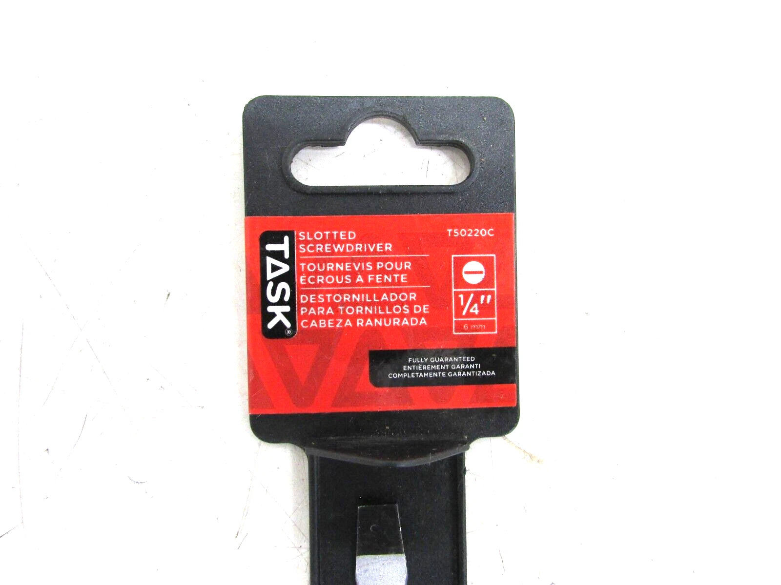 NEW! TASK TOOLS 3-pc. SLOTTED SCREWDRIVER SET