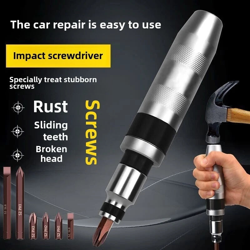 Impact Screwdriver Set Super Hard Bit Multifunctional Reversing Screwdriver