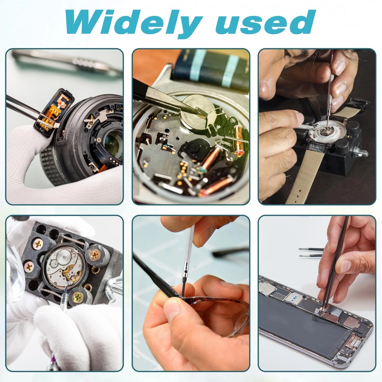 8 Pcs Professional Watch Screwdriver Set Micro Precision Screwdriver Set 0.6-1mm