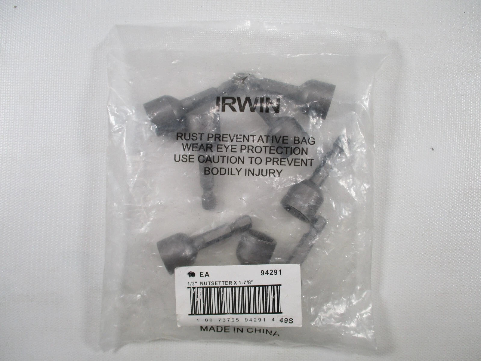 Lot of 7 Irwin 94291 1/2" Nutsetter x 1-7/8" NEW