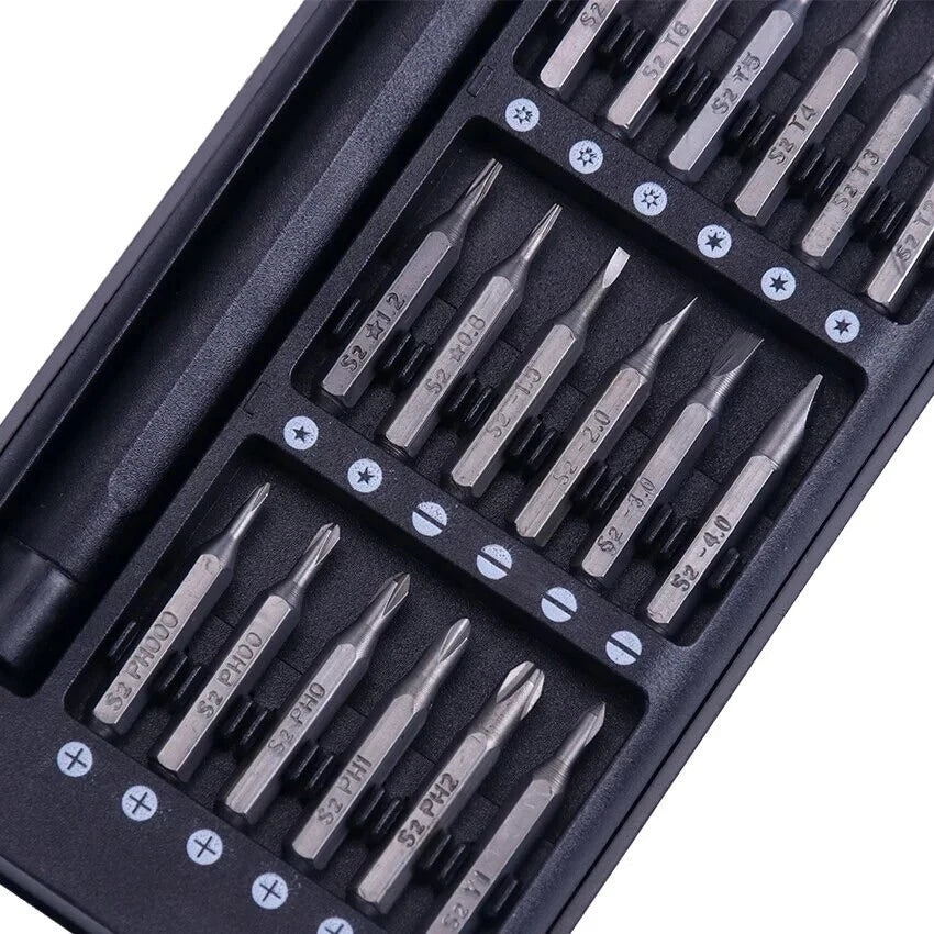 Screwdriver Set Of 24 For Mobile And Desktop Repair Tools With Case And Cover