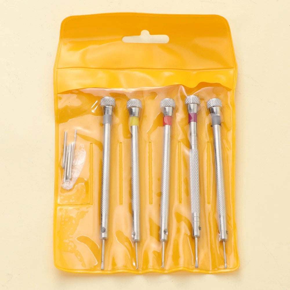 5 Pcs Small Screwdriver Set Watch Repair Tools & Kits Eyeglasses