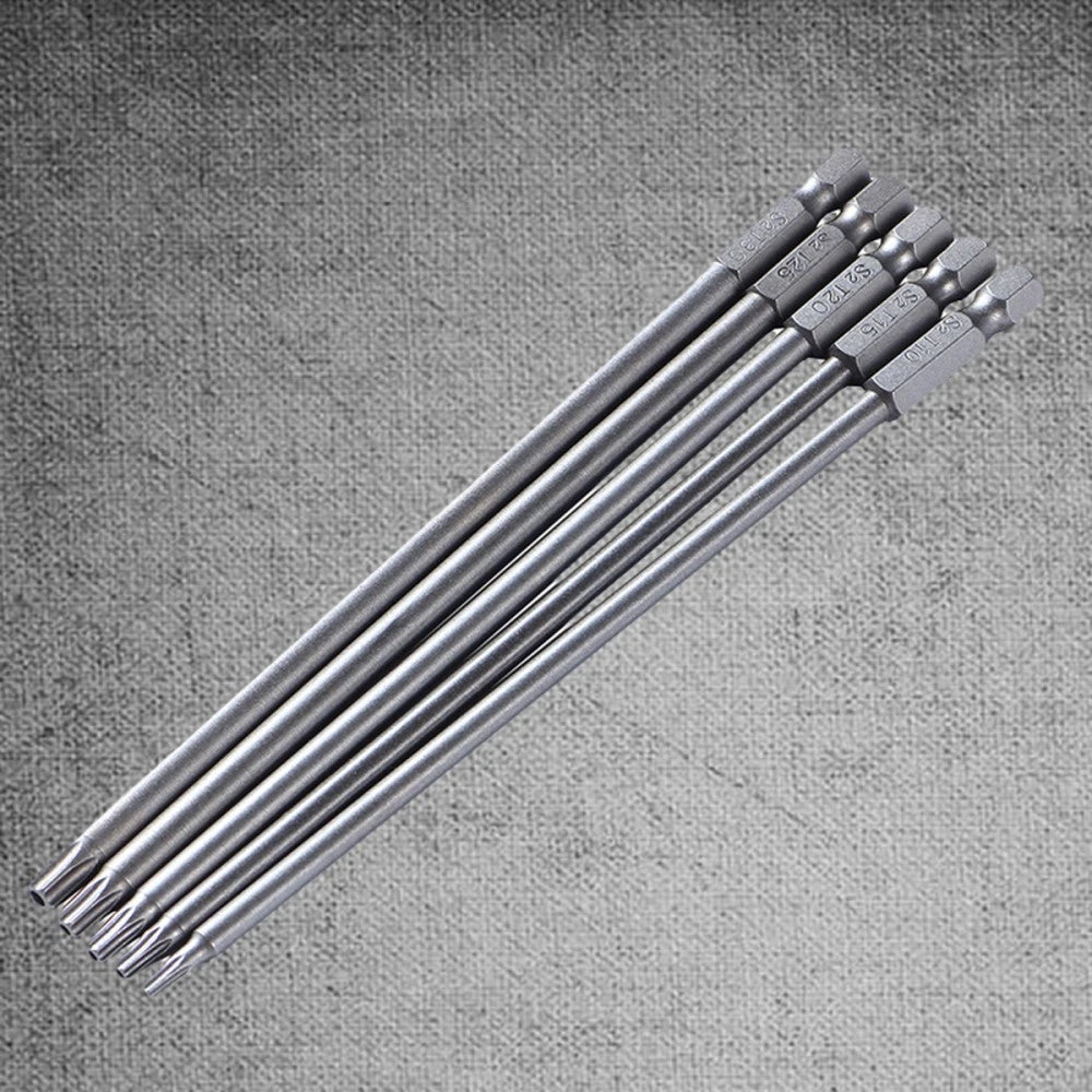5 Pcs Screw Driver Bit Steel Screwdriver Drill Bits