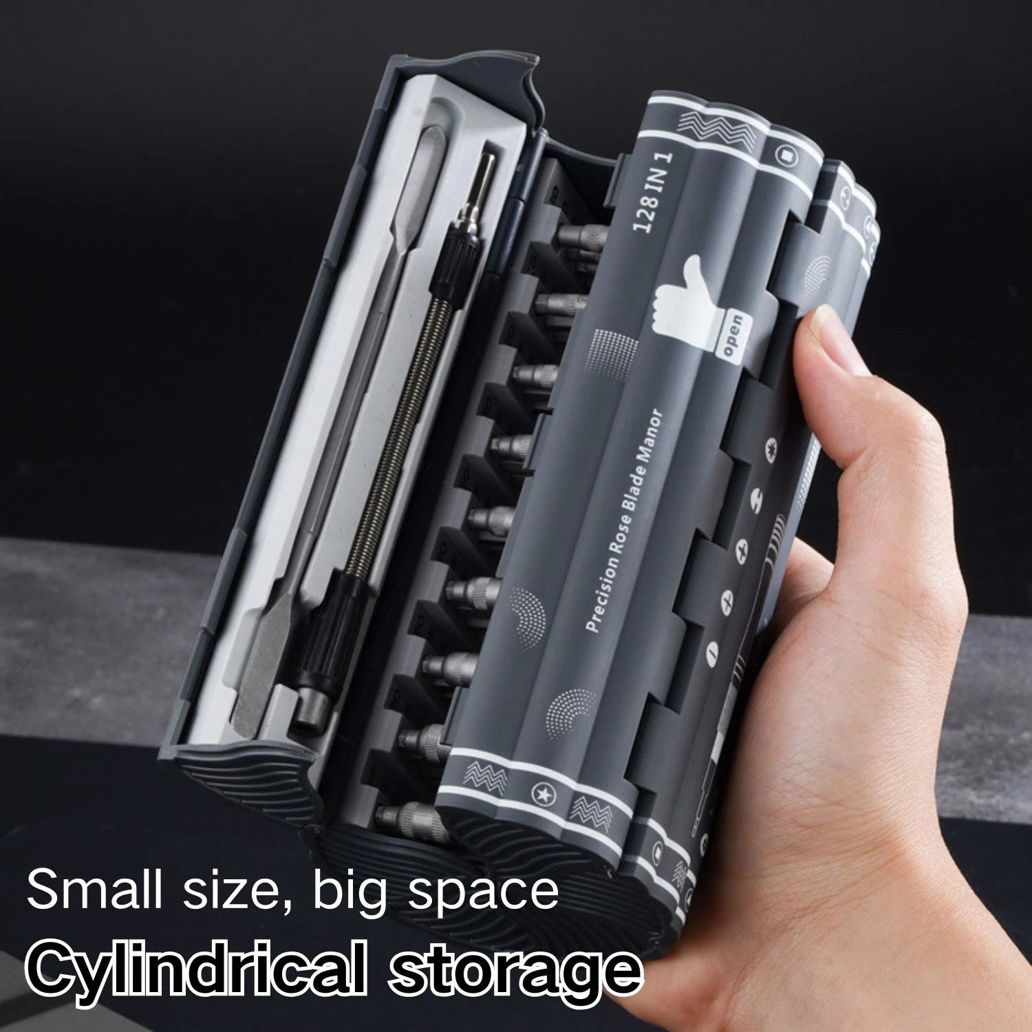 128 in 1 Screwdriver Set Electronics Precision Magnetic Repair Tool  122 Bits *