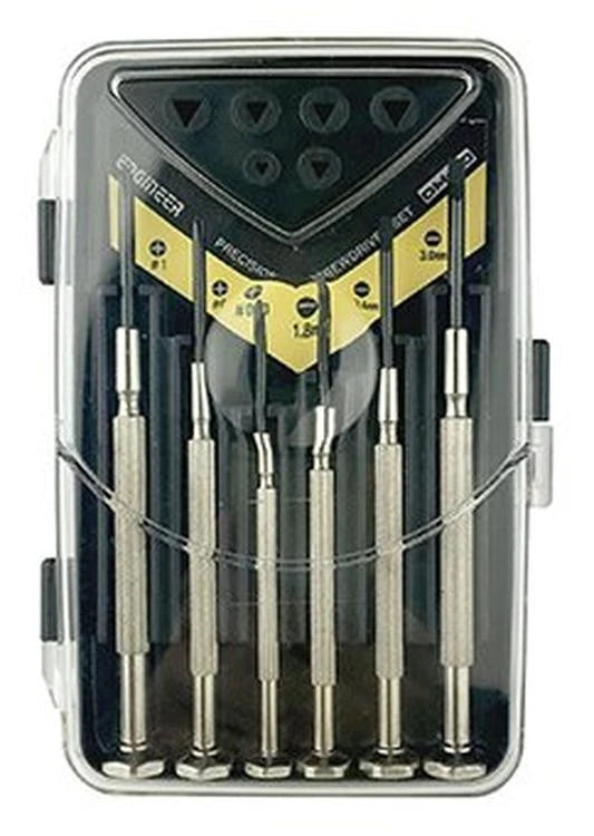 Engineer +Precision Screwdriver Set 6 Pieces Dm60 Japan Precision