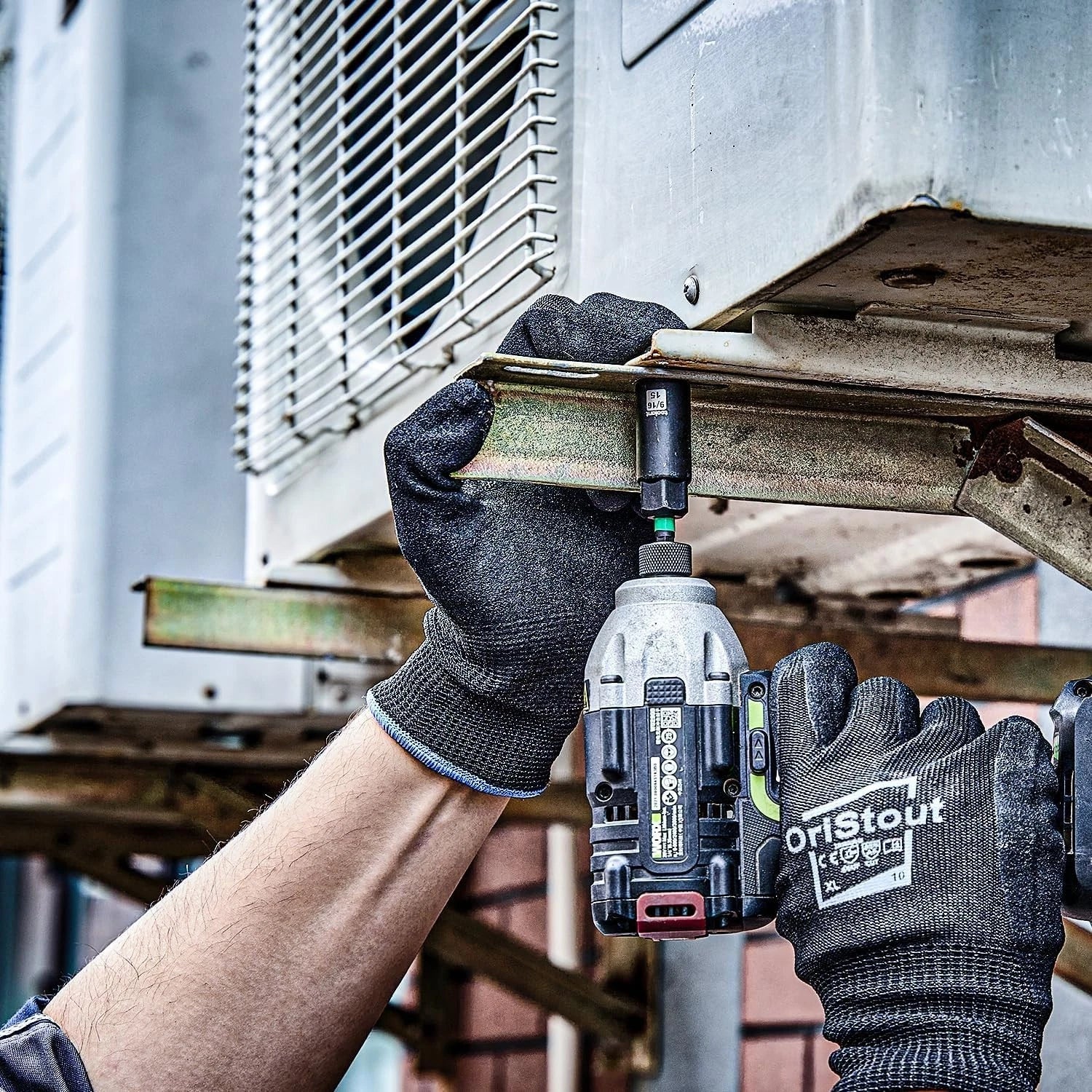 Magnetic Nut Driver Set - 10pcs Metric Impact Bit Set with Quick Change 1/4''