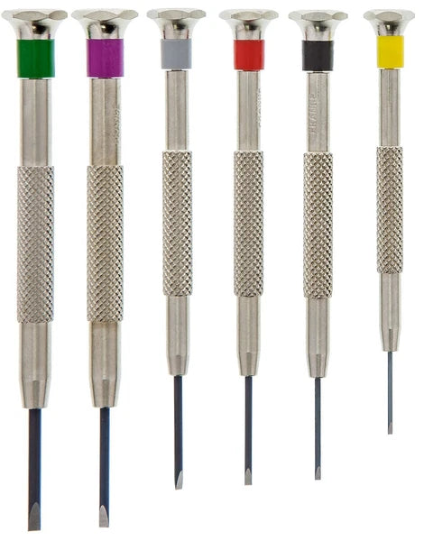 Screwdriver Set Slotted 6 In Pouch