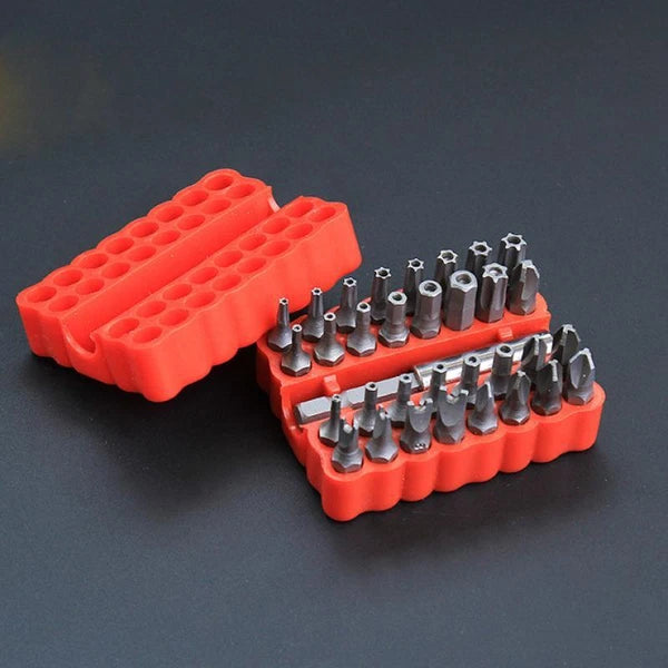 33 Torx Tri Wing Screwdriver Bit Set Tamper Proof Security Torq Hex Star Spanner
