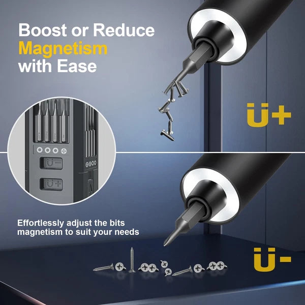 3.7V Precision Electric Screwdriver Set76 IN 1 Magnetic Storage Mini Electric...