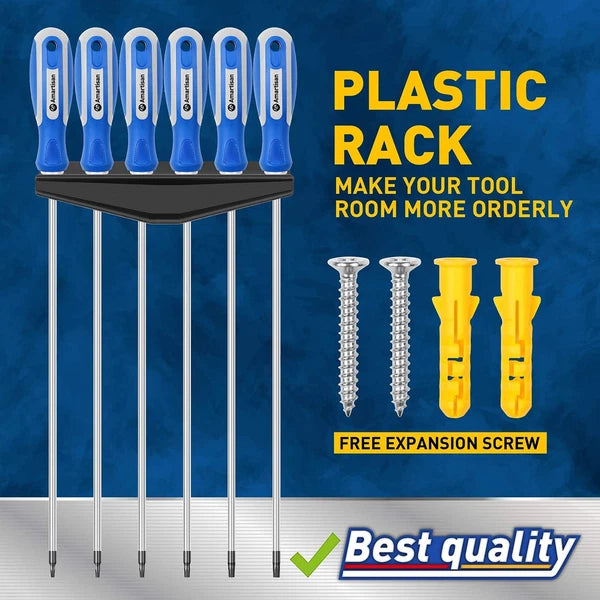 Amartisan 6-Piece Extra Long Torx Screwdrivers Set, Length 12''(300Mm) T10 - T30