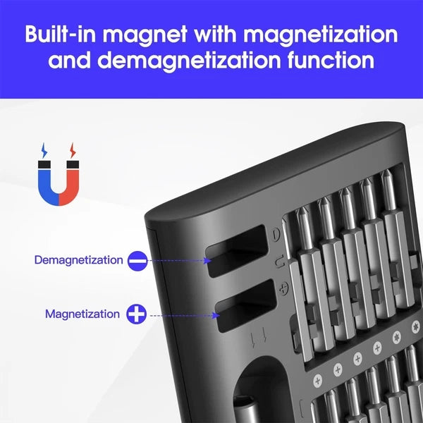 51 in 1 Precision Screwdriver Set, Portable Screwdriver Set with 48 Magnetic 7D
