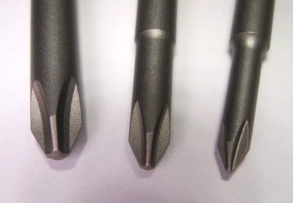 STANLEY YANKEE 131B - SET OF 3 SCREWDRIVER BITS PHILLIPS PH CROSS HEAD 1, 2, 3