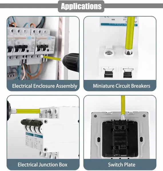 10Pcs Magnetic PH2 Special Slotted Phillips Screwdriver Bit Set for Electricians