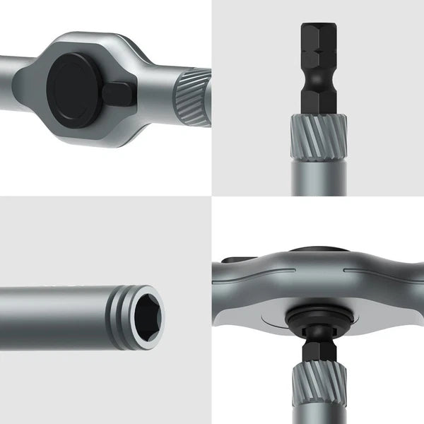 DUKA 24 in 1 Multi-Purpose Ratchet  Screwdriver Bits Set DIY Toolbox C1W6Cn