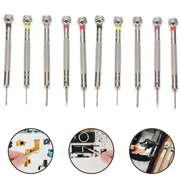 Flat Screwdriver Set Eye Glasses Screwdrivers Watch Repair Tool Eyeglass