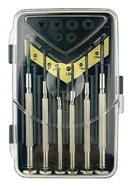 Engineer +Precision Screwdriver Set 6 Pieces Dm60 Japan Precision