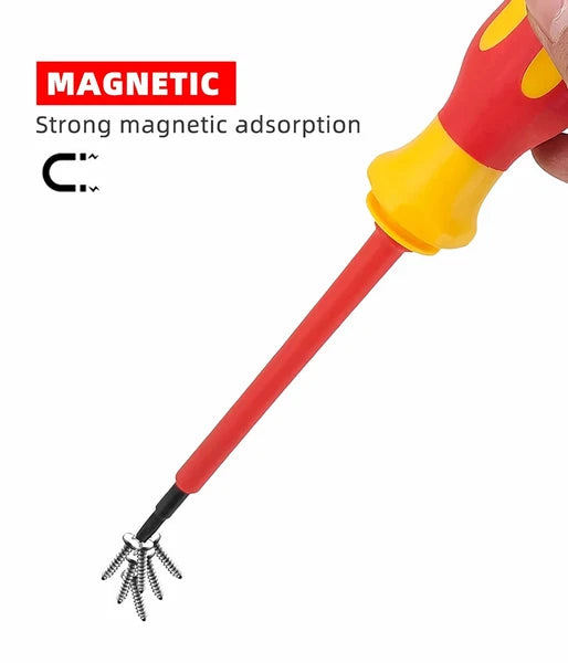 New Hexagonal Screwdriver Insulated Electrician Screwdriver High Set Cross Word