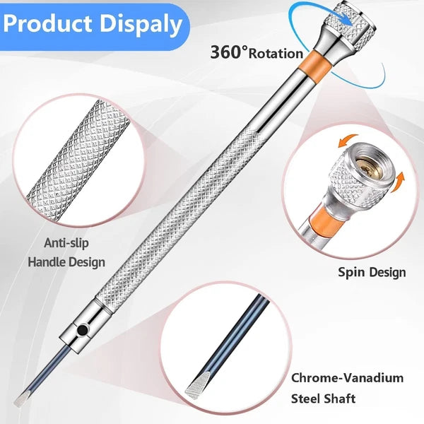 13PCS Professional Watch Screwdriver Set, AOMISIV Micro Precision Glasses Repair