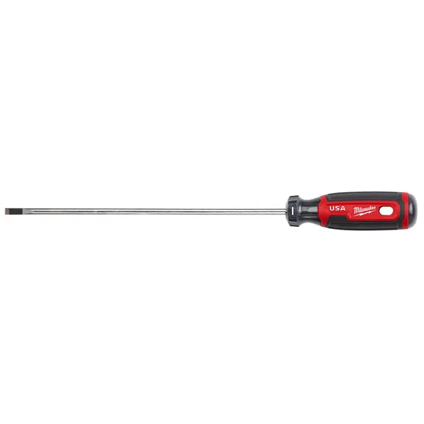 Milwaukee MT213 3/16" Cabinet 8" Cushion Grip Screwdriver - Made In USA