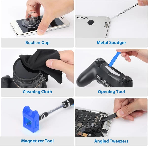 Precision Screwdriver Set 142-Piece with 120 Bits Magnetic Repair Tool Kit